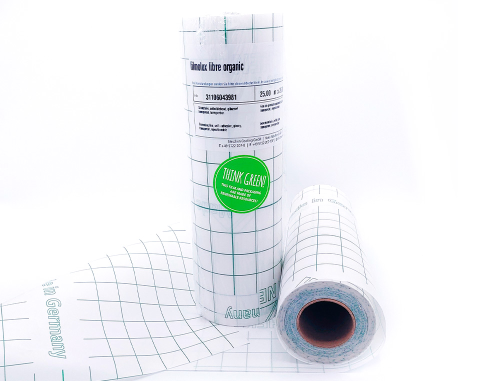 FILM PROTECTEUR BIO FILMOLUX A BASE DE POLYETHYLENE VERT   BRILLANT 90 MICRONS           PROTECTION UV 25MX32CM