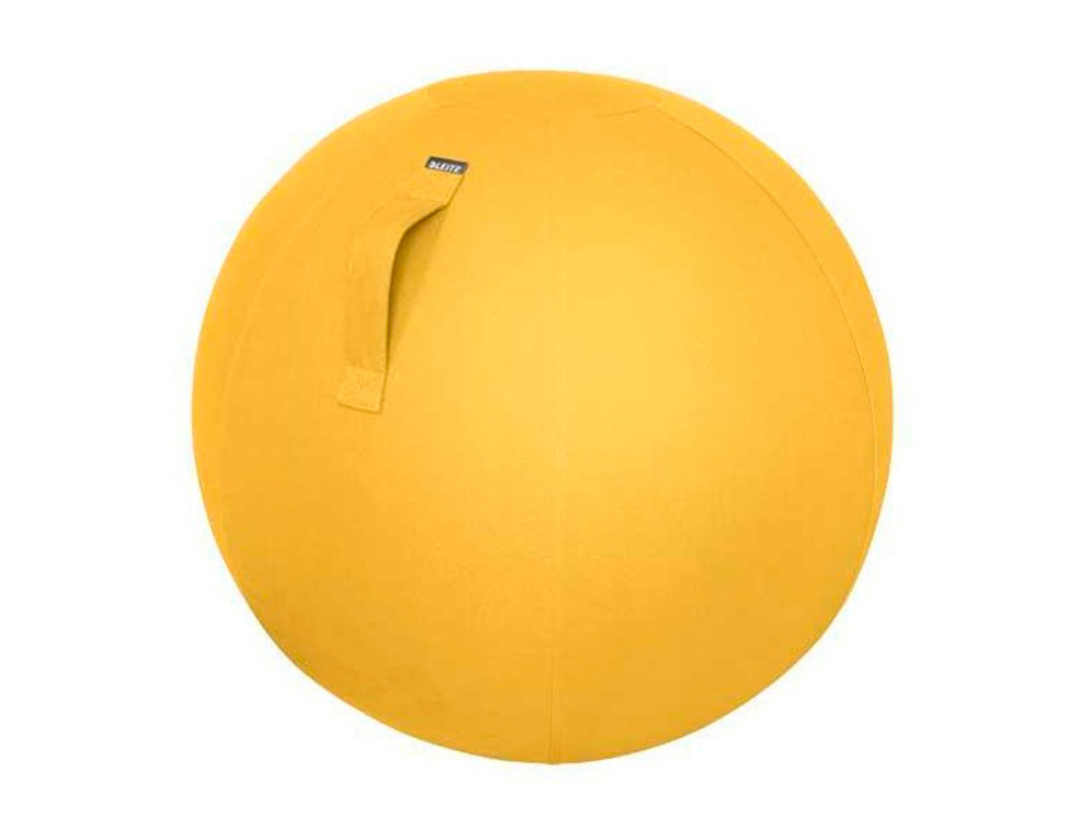 BALLON D'ASSISE ERGONOMIQUE LEITZ ERGO COSY ACTIVE JAUNE  65CM DIAMETRE